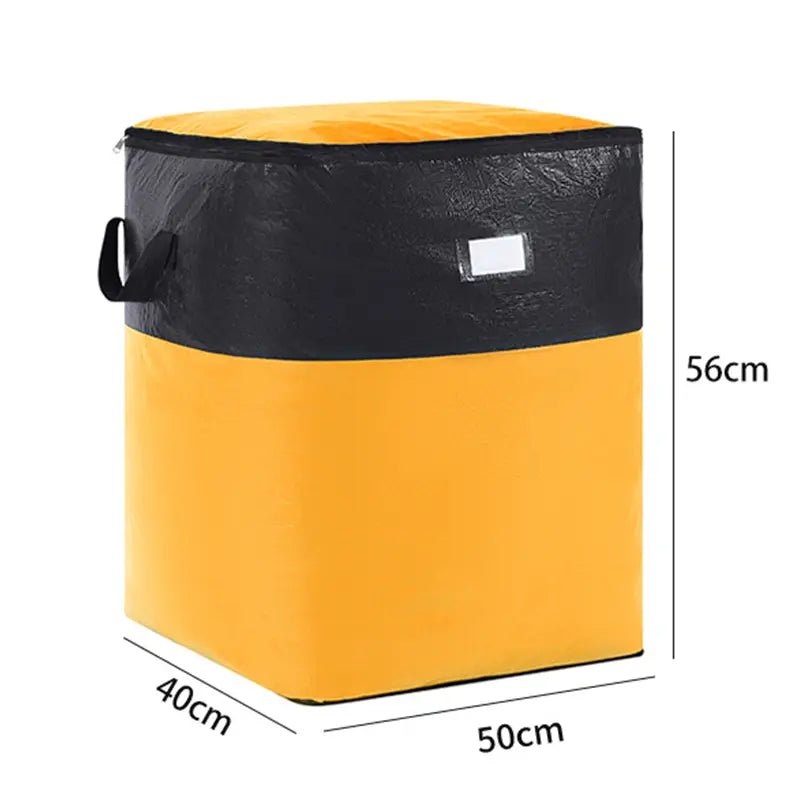 Collapsible Storage & Moving Bag - Extra-Large Space-Saving Organizer for Home, Bedding, Clothes & Moving Supplies
