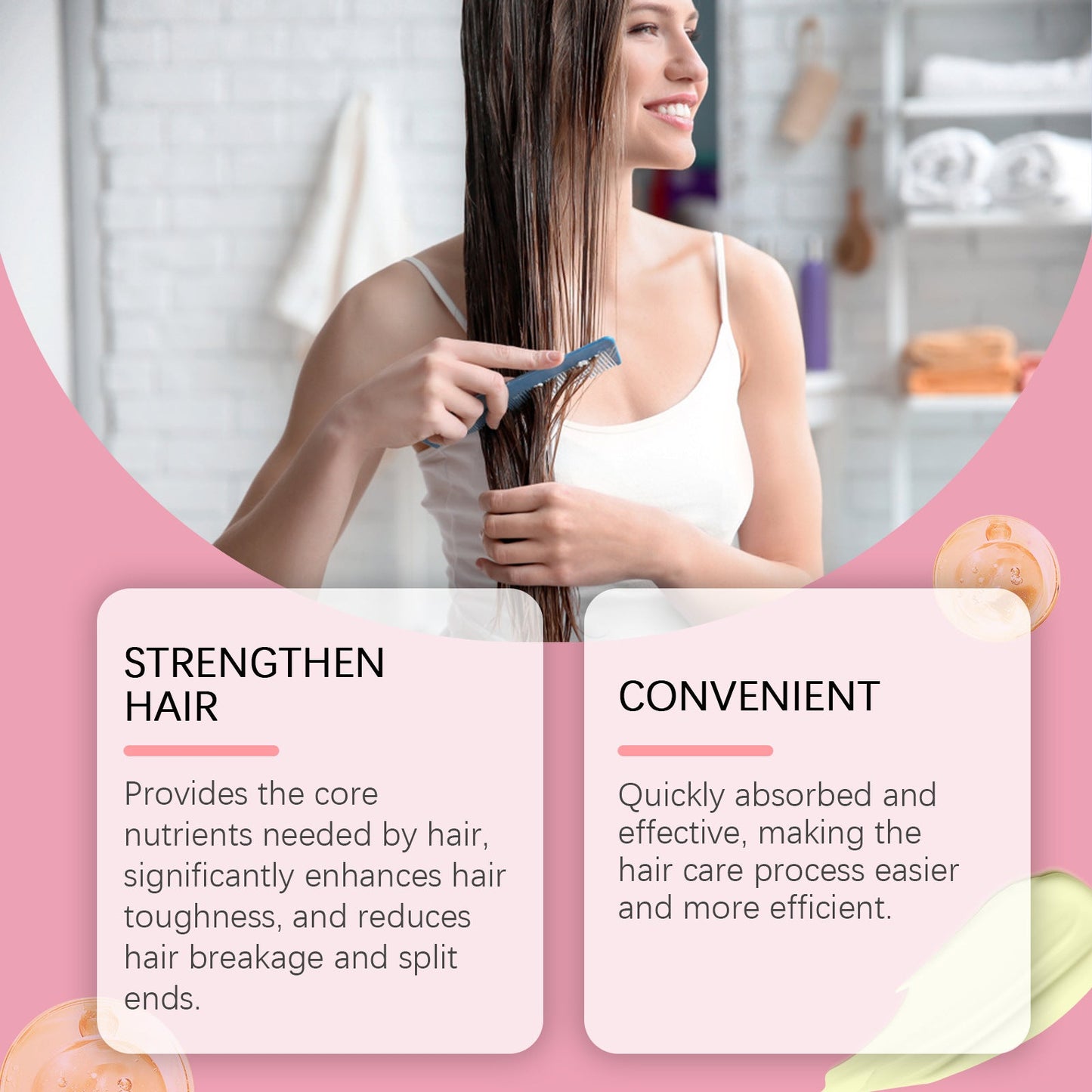 Hoegoa Professional Collagen Shea Butter Hair Mask – Sulfate-Free, For Dry & Damaged Hair
