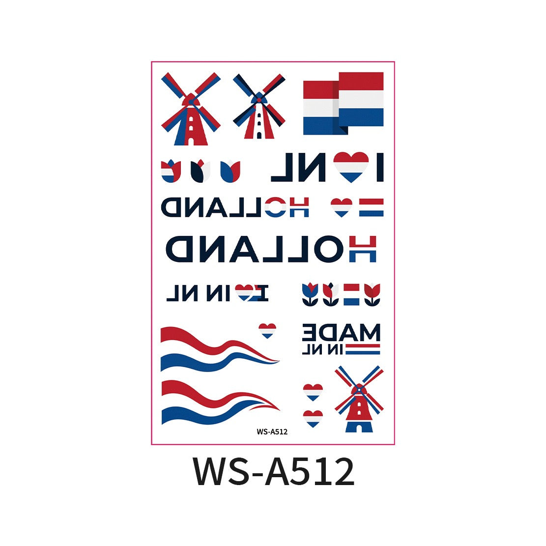 World Cup Country Flag Temporary Tattoos – Show Your Team Pride! (10PCS)