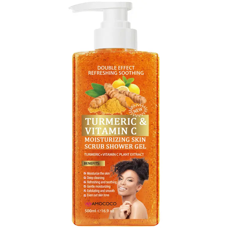Turmeric Vitamin C Scrub Body Wash 500ml