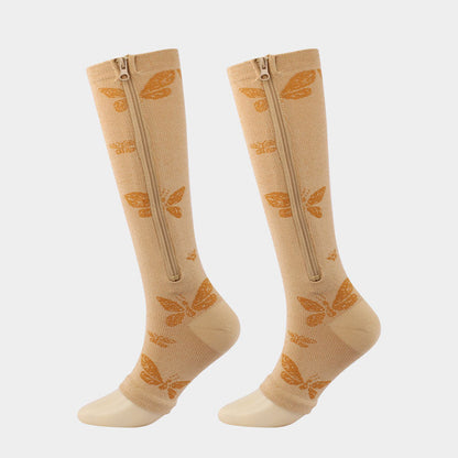 🏃‍♂️ EasyZip Compression Socks – Zipper Support Socks for Swollen Legs & Everyday Comfort 👣💙