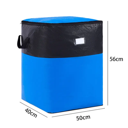 Collapsible Storage & Moving Bag - Extra-Large Space-Saving Organizer for Home, Bedding, Clothes & Moving Supplies