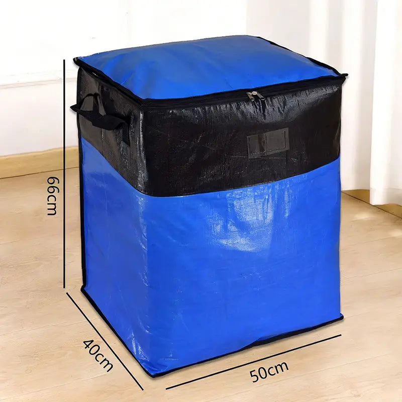 Collapsible Storage & Moving Bag - Extra-Large Space-Saving Organizer for Home, Bedding, Clothes & Moving Supplies