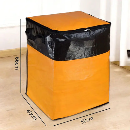 Collapsible Storage & Moving Bag - Extra-Large Space-Saving Organizer for Home, Bedding, Clothes & Moving Supplies