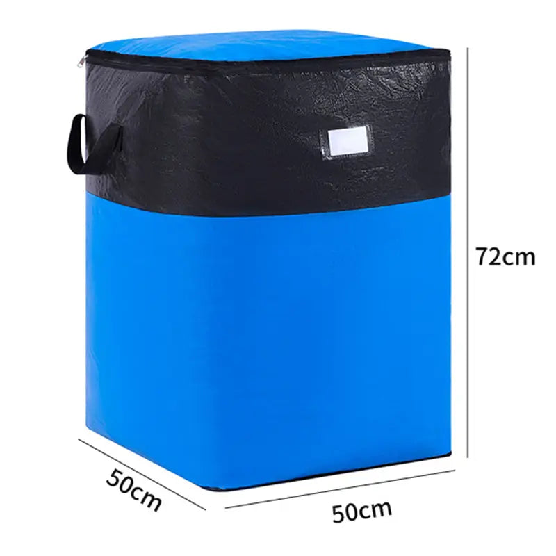 Collapsible Storage & Moving Bag - Extra-Large Space-Saving Organizer for Home, Bedding, Clothes & Moving Supplies