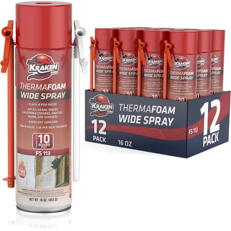 ThermaFoam Wide Spray Expanding Polyurethane Foam Sealant