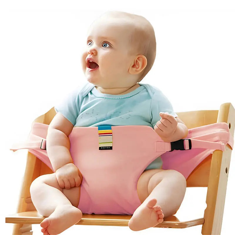 Harness Seat for High Chair Feeding Safety Seat with Strap, Booster Harness Belt Portable Dining Seat Strap for Travel Home Restaurant Shopping