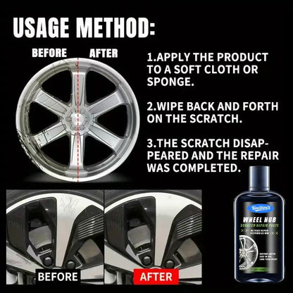 KineShinex Wheel Hub Scratch Repair Paste — No Trace Repair, Restore Like New