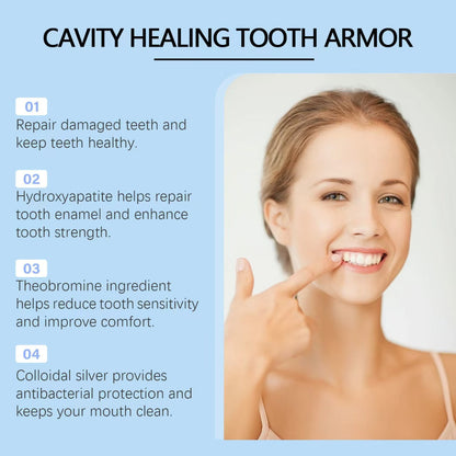 Dental Cavity Healing Tooth Armor – Nano Hydroxyapatite Serum