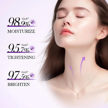 MAGEC Collagen Fullerene Neck Firming Cream with 5-Roller Massager