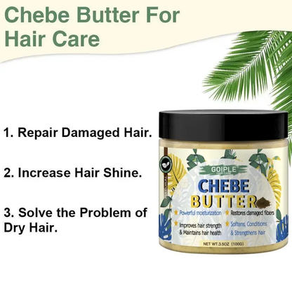 100g Chebe Butter Hair Care Cream - Deep Conditioning Hair Butter for Dry & Damaged Hair, Thickening & Moisturizing for Men and Women