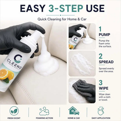 CLEENO Multi-purpose Foam Mousse Kitchen Grease Remover Cleaner