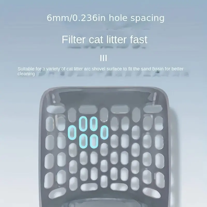 Portable Integrated Cat Litter Scoop Trash Can Set with Garbage Bag - Convenient Pet Waste Collection Kit