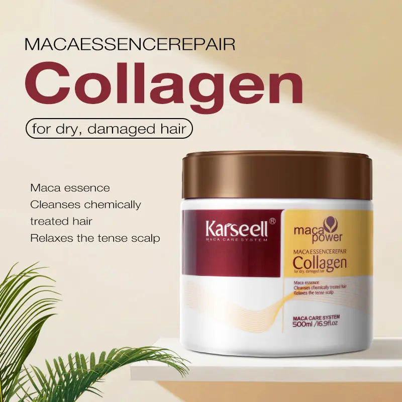 Karseell Collagen Hair Mask – Deep Repair with Argan Oil (All Hair Types)