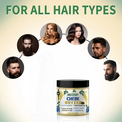 100g Chebe Butter Hair Care Cream - Deep Conditioning Hair Butter for Dry & Damaged Hair, Thickening & Moisturizing for Men and Women