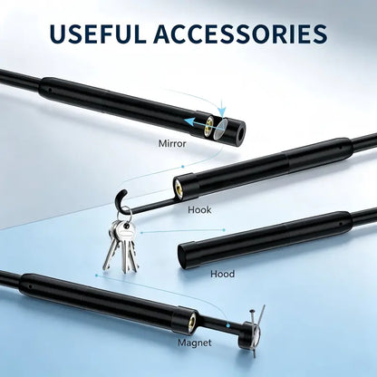 1920P HD Endoscope Camera – 8 LED, IP67, 11.48FT, iPhone & Android Compatible