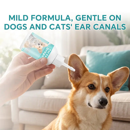 Pet Ear Cleaning Drops for Dogs & Cats – 60 mL