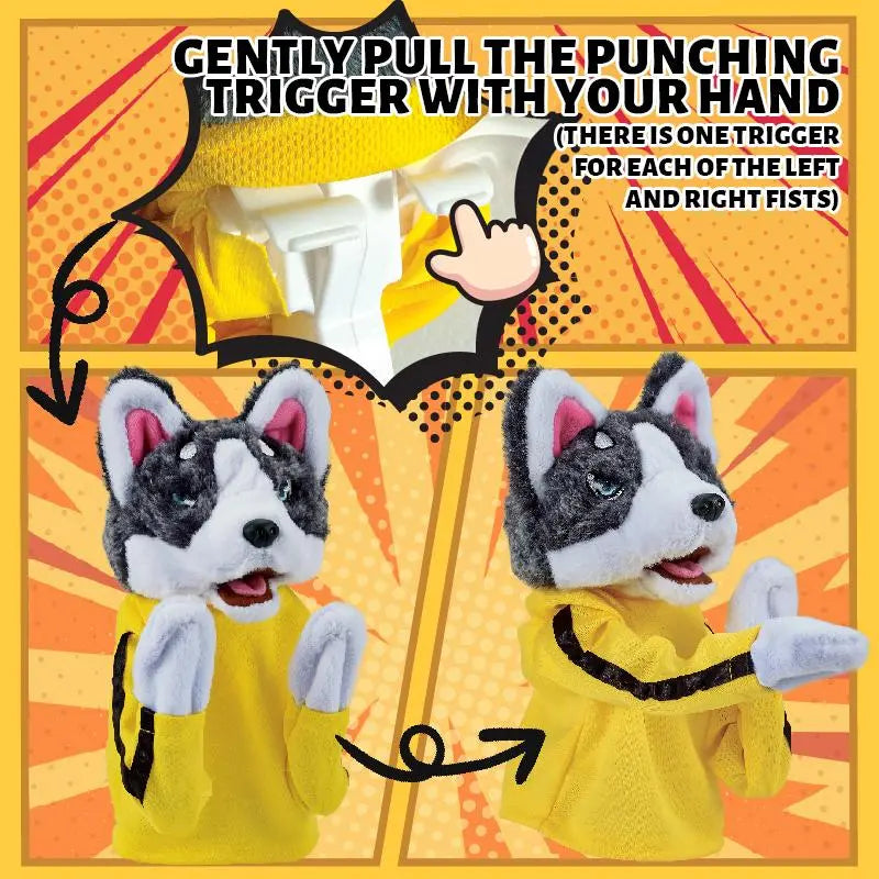 A-Da Animal Boxing Hand Puppet - Bruce Lee Style Kids' Interactive Colorful Boxing Fight Toy