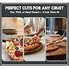 Pizza Scissors with Non Stick Slice Server - 4 in 1 Kitchen Scissors (Black Spatula)