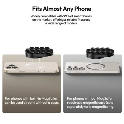 Ulanzi MA39 MagLock Magnetic Phone Mount Desktop Stand with Suction Bottom