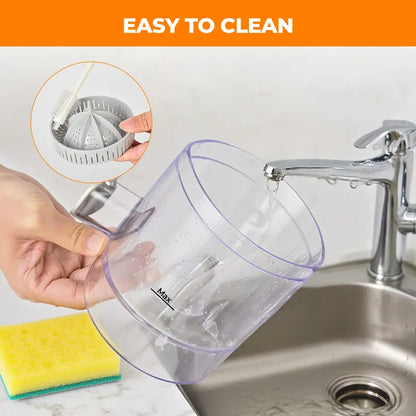 Pukomc Cordless Rechargeable Citrus Juicer - 10.6in Compact Automatic