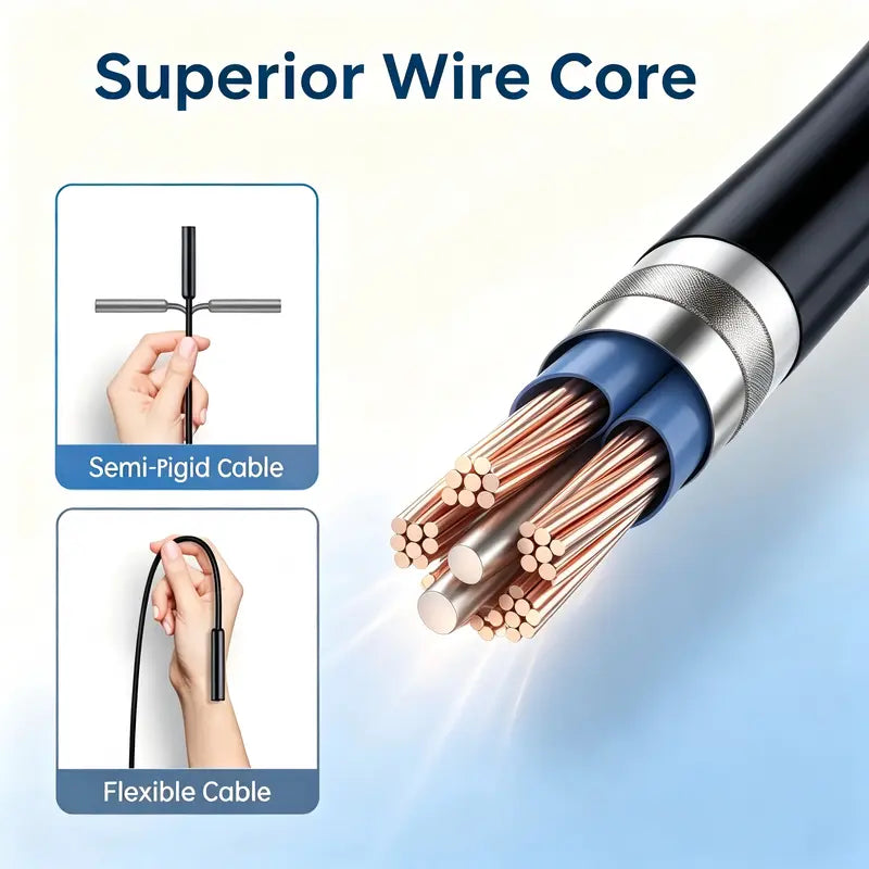 1920P HD Endoscope Camera – 8 LED, IP67, 11.48FT, iPhone & Android Compatible