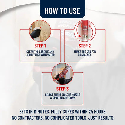 ThermaFoam Wide Spray Expanding Polyurethane Foam Sealant
