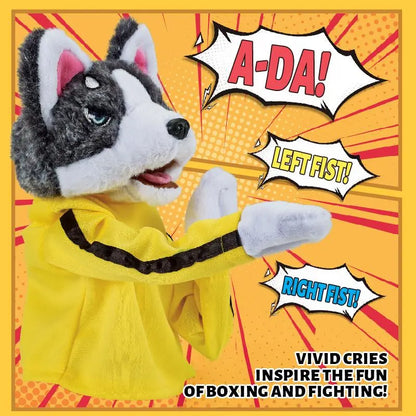 A-Da Animal Boxing Hand Puppet - Bruce Lee Style Kids' Interactive Colorful Boxing Fight Toy