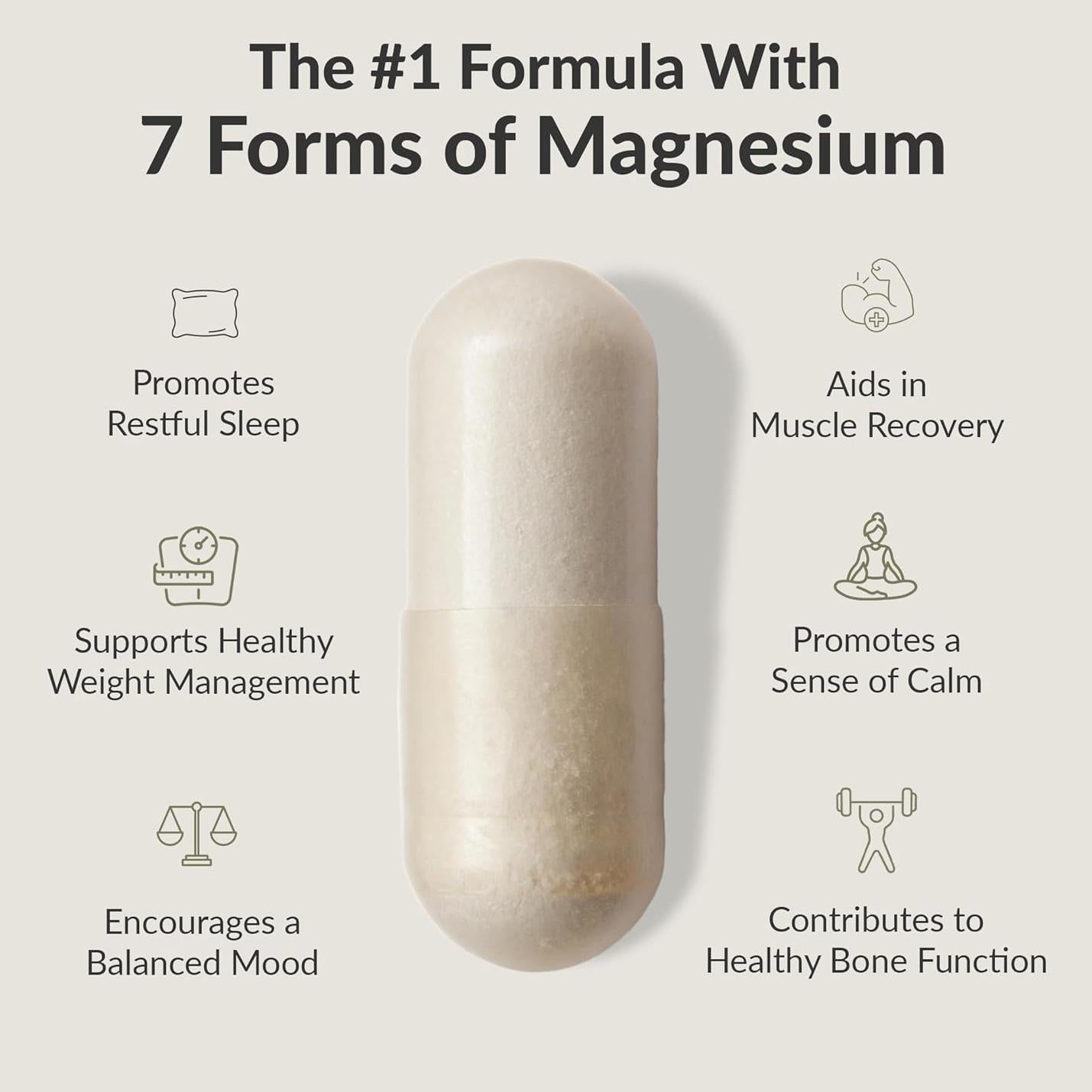 Breakthrough magnesium supplement-7 types of magnesium-supports sleep-soothing vitamins