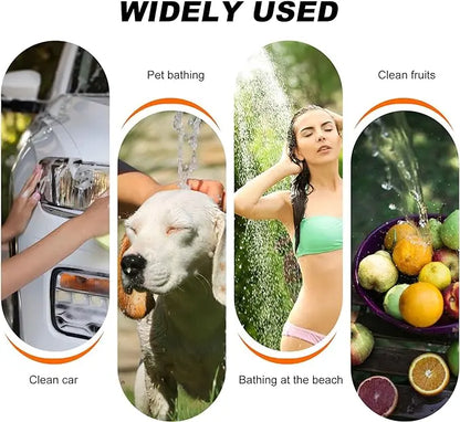 Widely used for car washing, pet bathing, beach showering, and cleaning fruits