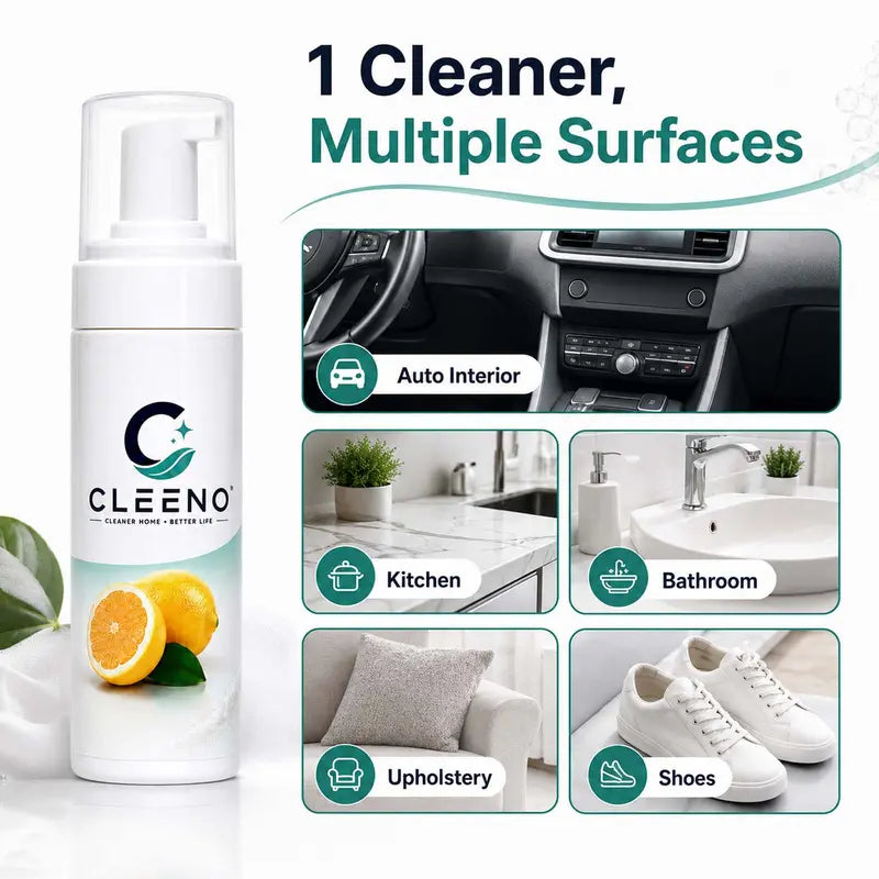 CLEENO Multi-purpose Foam Mousse Kitchen Grease Remover Cleaner