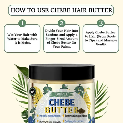 100g Chebe Butter Hair Care Cream - Deep Conditioning Hair Butter for Dry & Damaged Hair, Thickening & Moisturizing for Men and Women