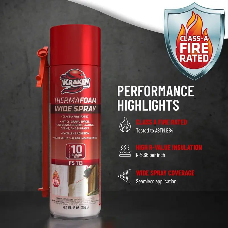 ThermaFoam Wide Spray Expanding Polyurethane Foam Sealant