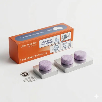 Pipe Cleaner Tablets — Drain Unclogger, Odor Eliminator & Descaler for Sinks, Toilets, Washing Machines & Sewers