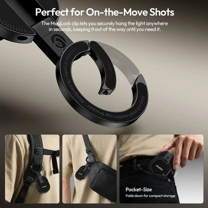 Ulanzi MA39 MagLock Magnetic Phone Mount Desktop Stand with Suction Bottom