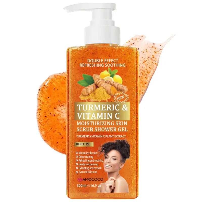 Turmeric Vitamin C Scrub Body Wash 500ml