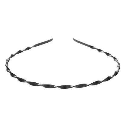 Wavy Metal Hair Band — Wash, Mask, Makeup. Hair Stays Out of the Way.