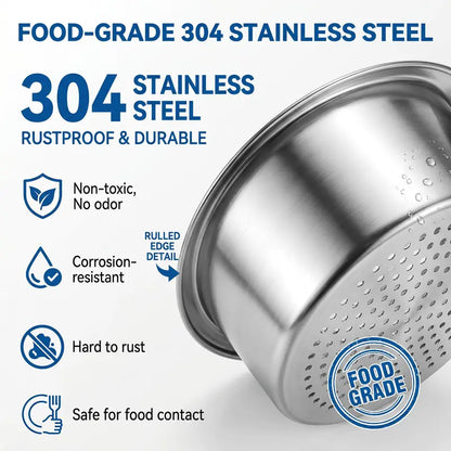 Stainless Steel Swan Sink Strainer Basket