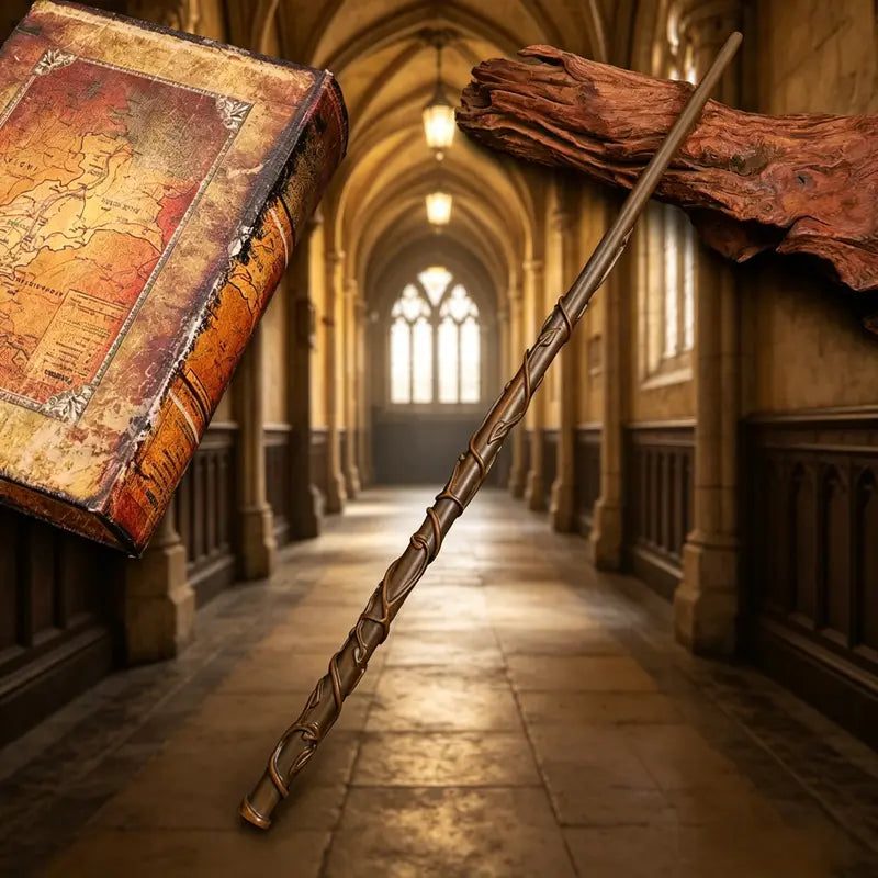 Fantasy Resin Magic Wand – Magical Mist Effect Role-Playing Prop