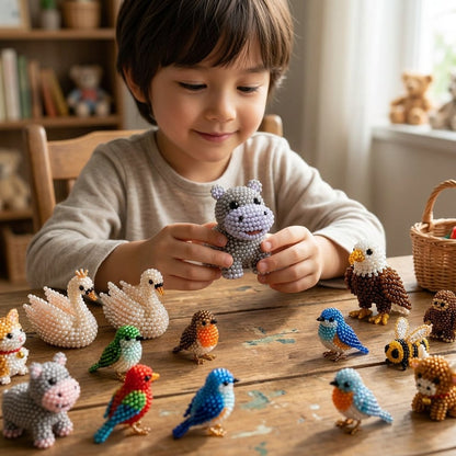 🧵✨ Tiny 3D Beaded Animal DIY Kit💖 A DIY Craft Kit So Cute You Won't Want To Stop Making Them
