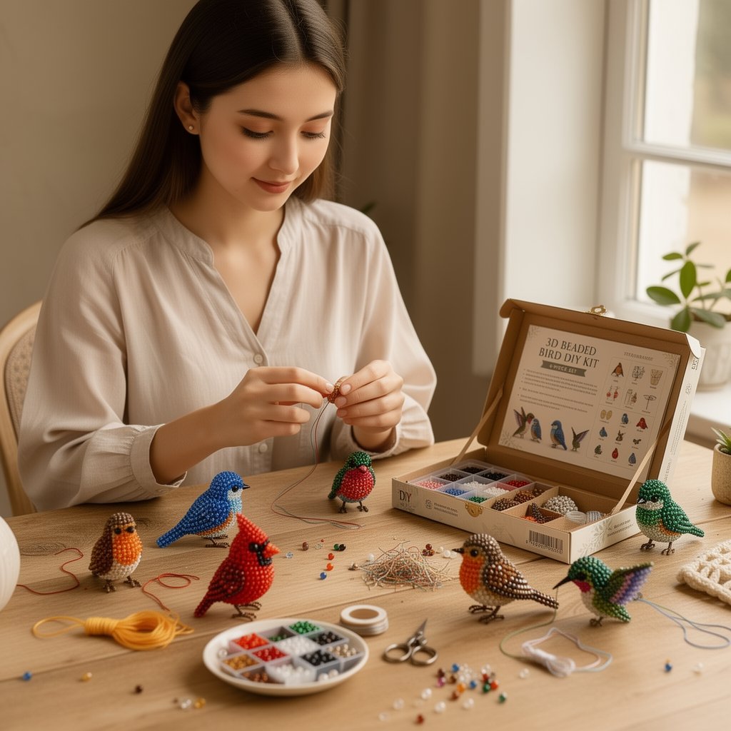 🧵✨ Tiny 3D Beaded Animal DIY Kit💖 A DIY Craft Kit So Cute You Won't Want To Stop Making Them