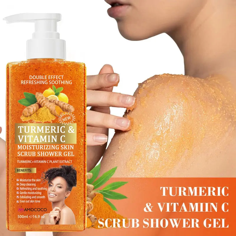 Turmeric Vitamin C Scrub Body Wash 500ml