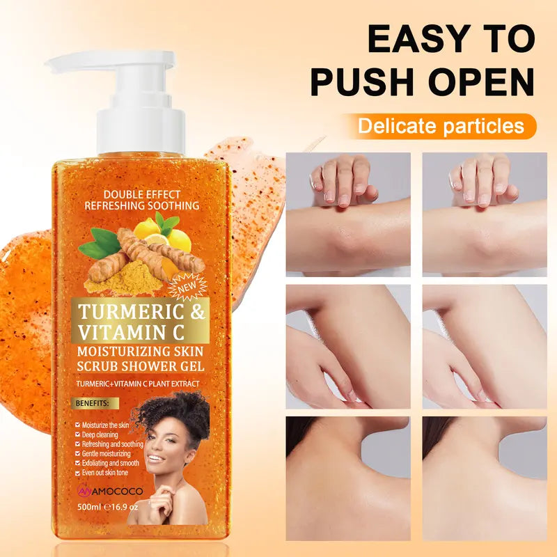 Turmeric Vitamin C Scrub Body Wash 500ml