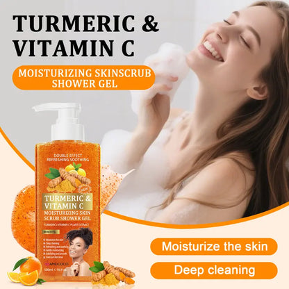 Turmeric Vitamin C Scrub Body Wash 500ml