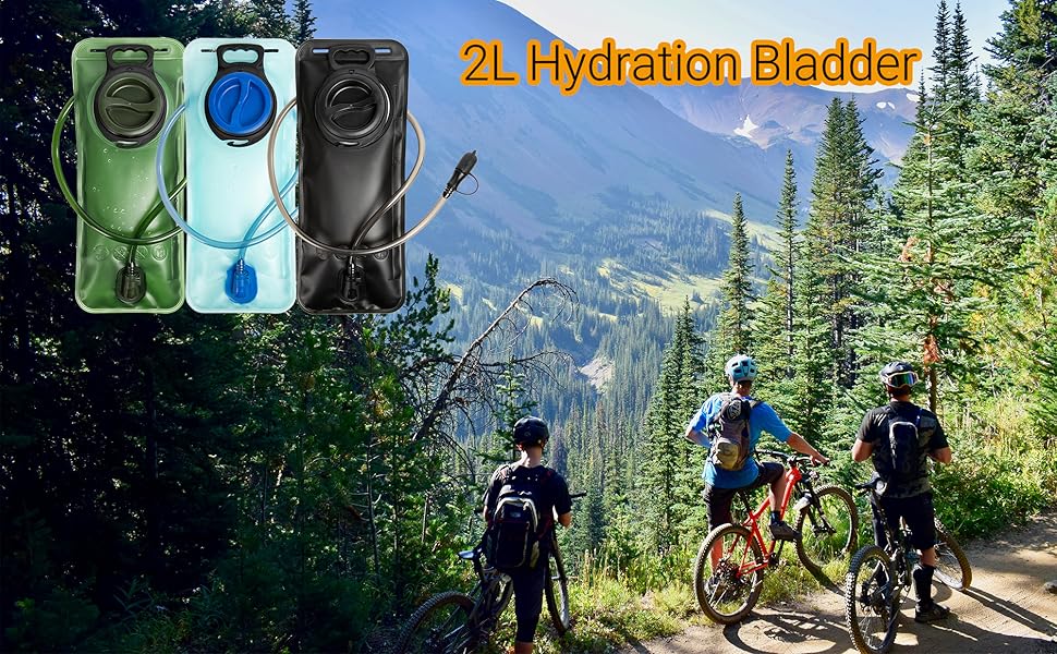 2L Leak-Proof Food Grade Hydration Bladder – Hydropack Water Reservoir Replacement Pouch