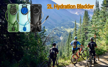 2L Leak-Proof Food Grade Hydration Bladder – Hydropack Water Reservoir Replacement Pouch
