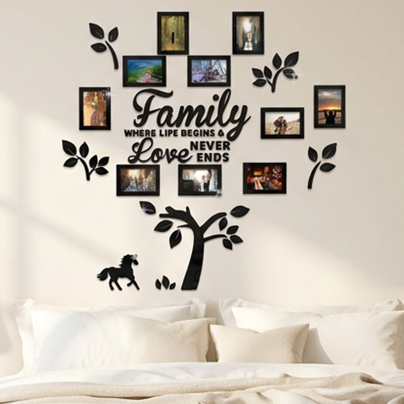 📢📢50% OFF !! ⏰3D Family Tree Photo Frame Wall Sticker