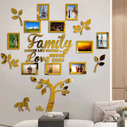 📢📢50% OFF !! ⏰3D Family Tree Photo Frame Wall Sticker