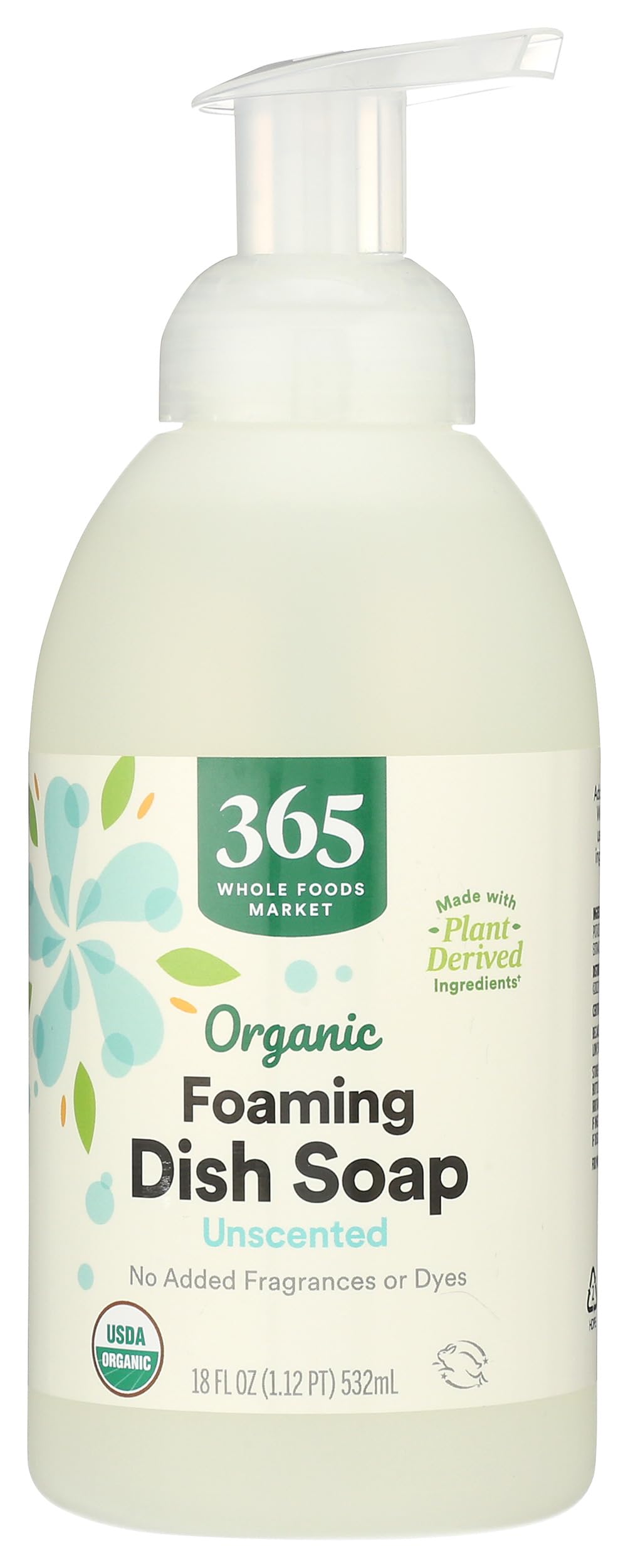 Whole Foods Market Unscented Organic Soap Dish - 18 Ounce USDA Organic