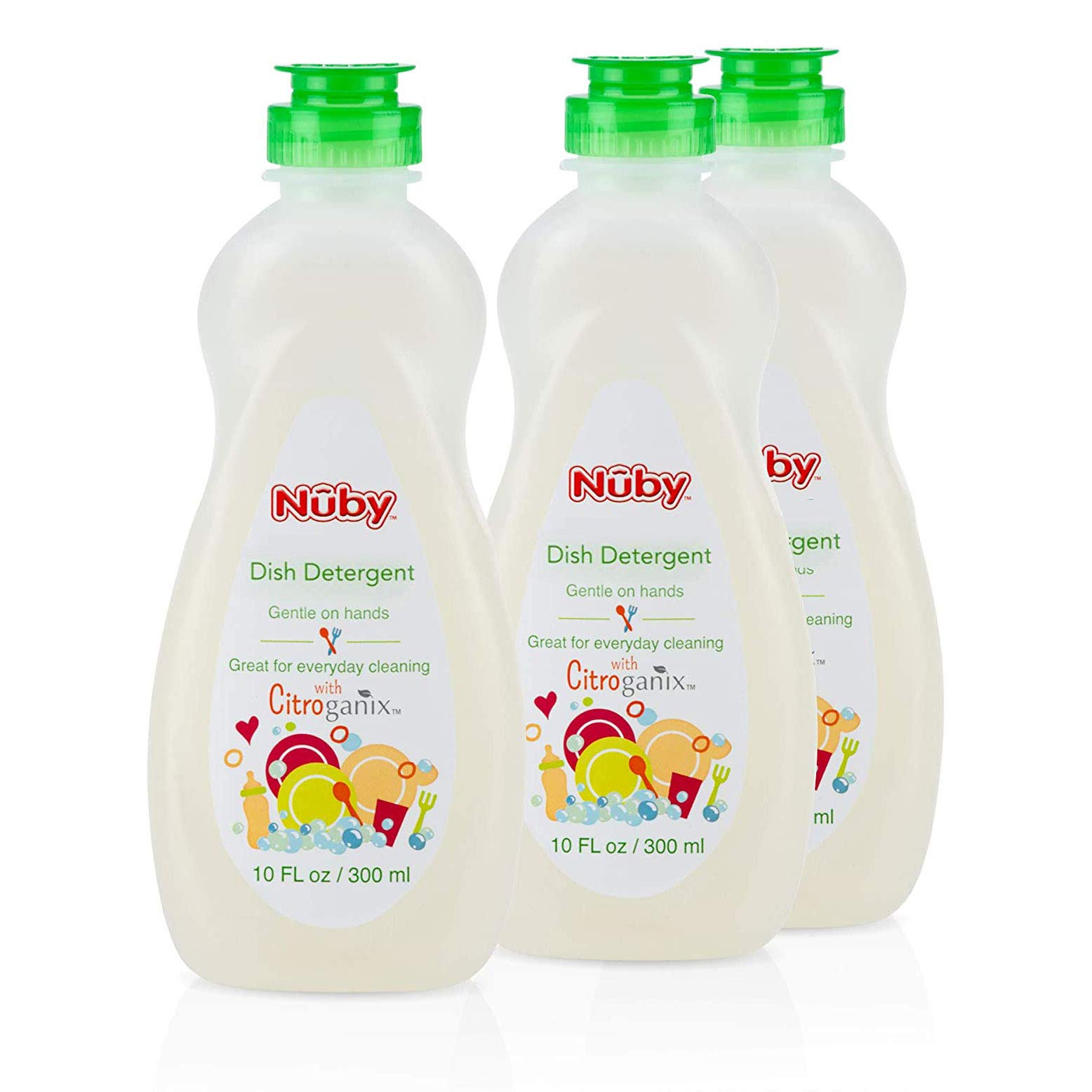 Dr. Talbot's Nuby Dish Detergent Naturally Inspired with Citroganix | For Families | Home Cleaning | Gentle Formula | 30